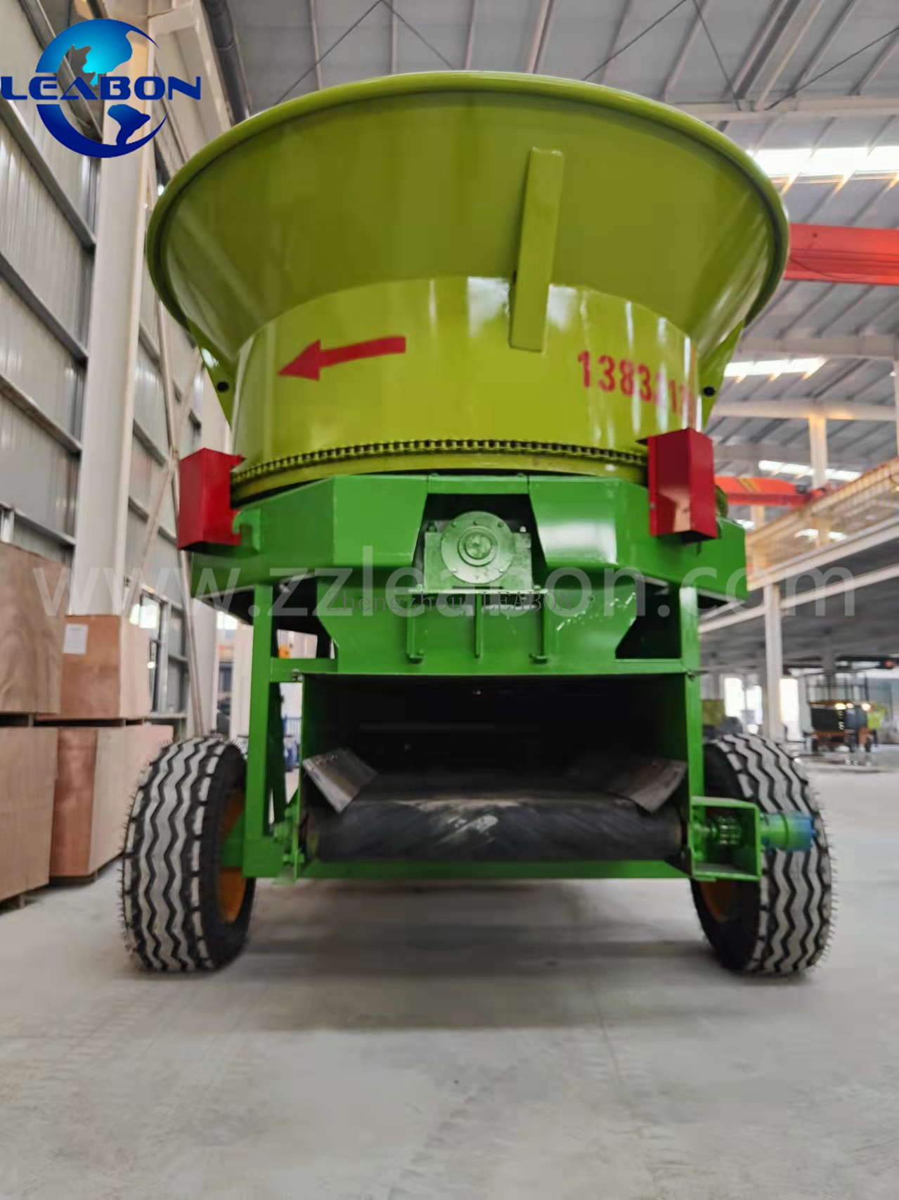 Square Round Hay Bale Crusher Vertical Straw Bales Shredder