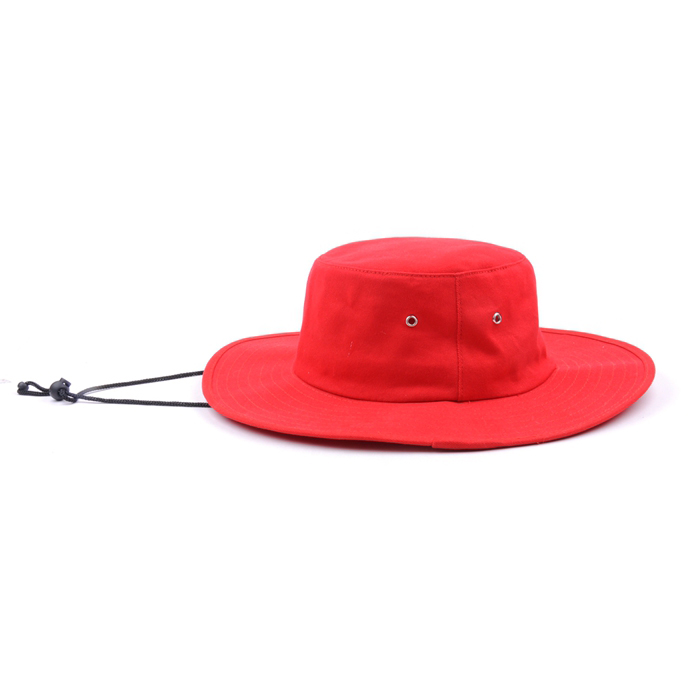 cotton wide brim bucket hat 
