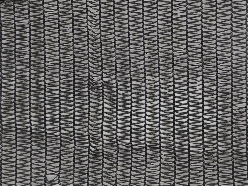 60GSM Black 2 Needles Shade Net Resistente a los rayos UV para invernaderos