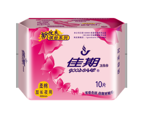佳期柔棉加长夜用10片