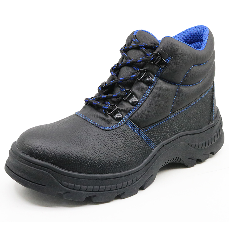 RB1091 CE approved heat resistant rubber sole steel toe cap shoes safety for work