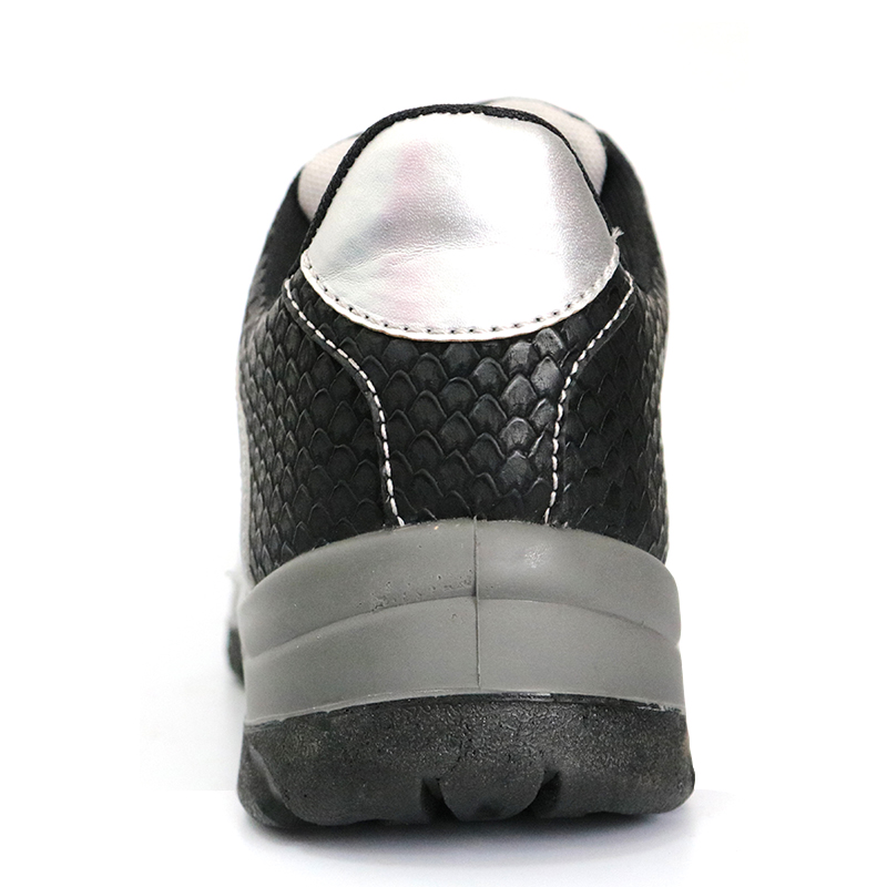 N0185 new style microfiber leather steel toe cap safety shoes industrial