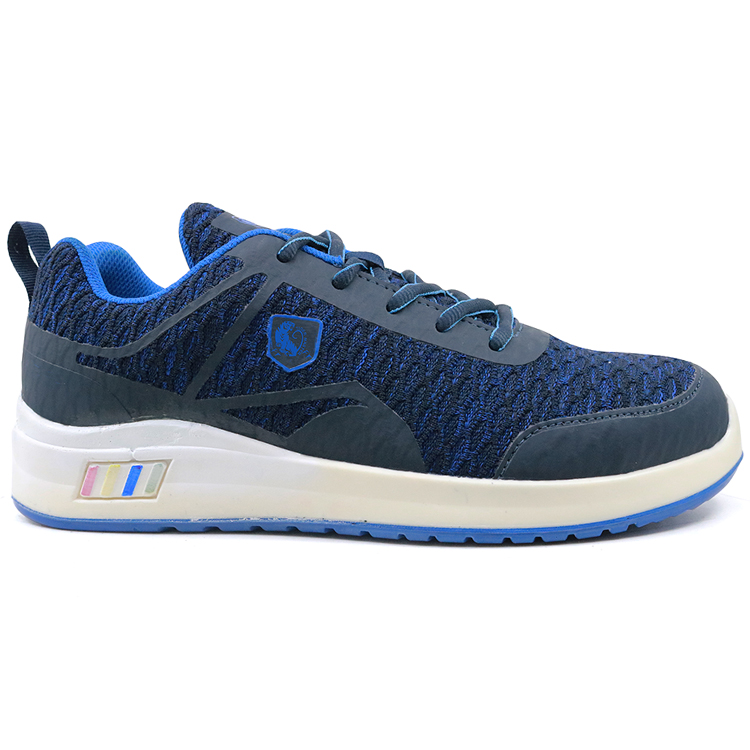 Non slip oil resistant metal free safety sport shoes for airport