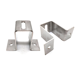Supports muraux en métal de bride de canal de support de crochet en forme de U d'acier inoxydable pour le support