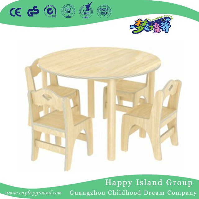 Kindergarten kleine Art Kinder hölzerner runder Tisch (19A4402)