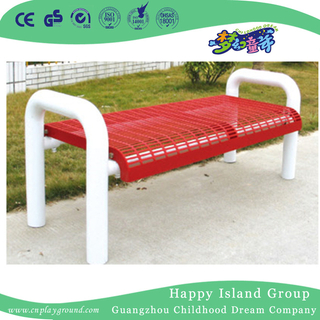 Outdoor Unique Red Metal Leisure Bench Equipment (HHK-14703)