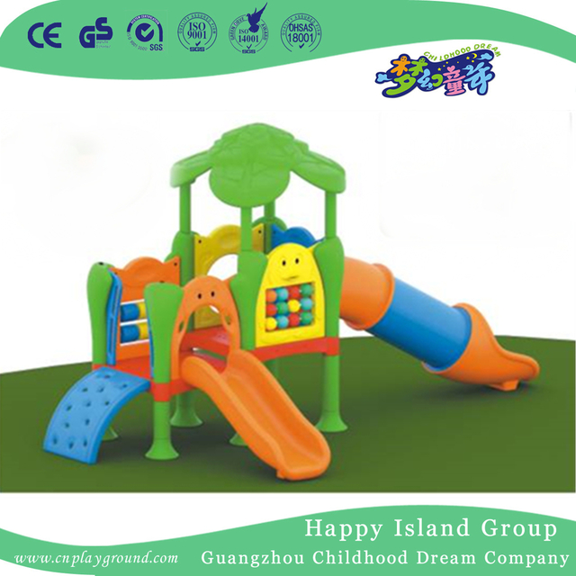 Plastikkinderwald-kleiner Dia-Spielplatz im Freien (WZY-486B)