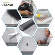 Proveedores de malla de pantalla de insectos de fibra de vidrio anti insectos de 110GSM