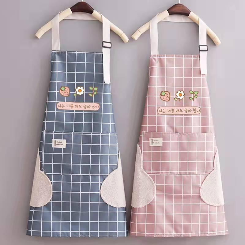 cotton apron soft jean fabric cooking apron new design women apron