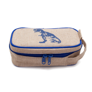 Custom Children School Jute Food Lunch Cooler Bag Boxes Pencil Case for Kids