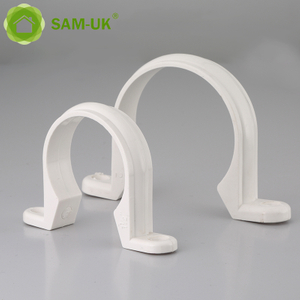 sam-uk 工厂批发高品质塑料 pvc 管道水暖配件制造商 PVC 排水管夹