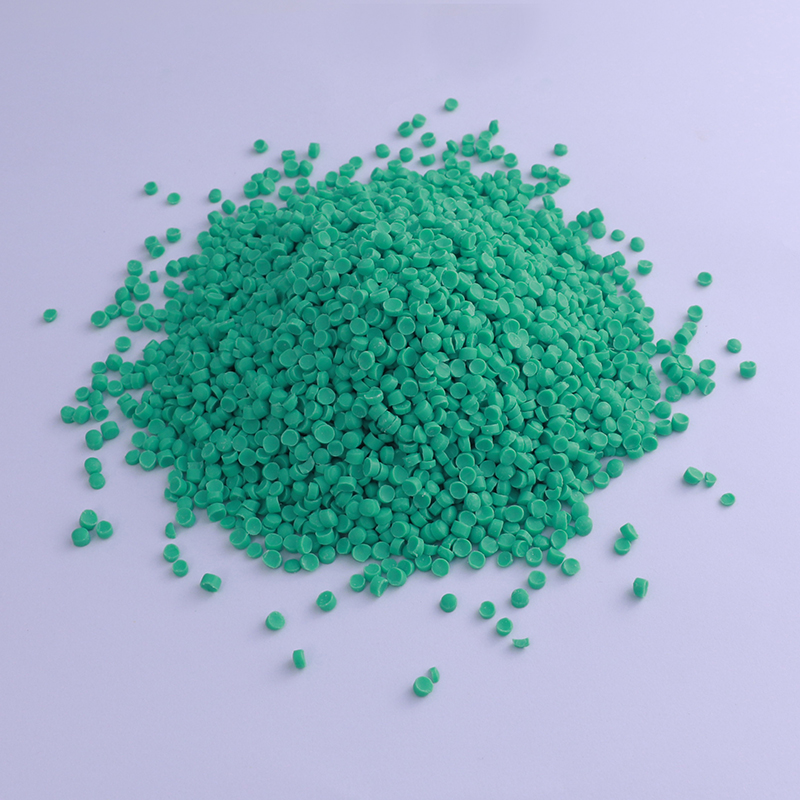SAM-UK Original Factory 100% de alta calidad Forma de partículas Luz verde PVC Otras materias primas plásticas