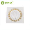 10L * 10W * 3.5H Cap de tapón de PVC / accesorios UPVC / PVC-U Pipes Línea Accesorios de la línea de drenaje de piso cuadrado sellado