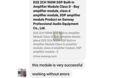 Modul Amplifier Bertenaga D2S