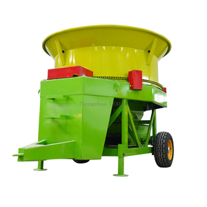 Square Round Hay Bale Crusher Vertical Straw Bales Shredder