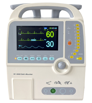 Defibrillator with a Monitor (model: HD-9000D)