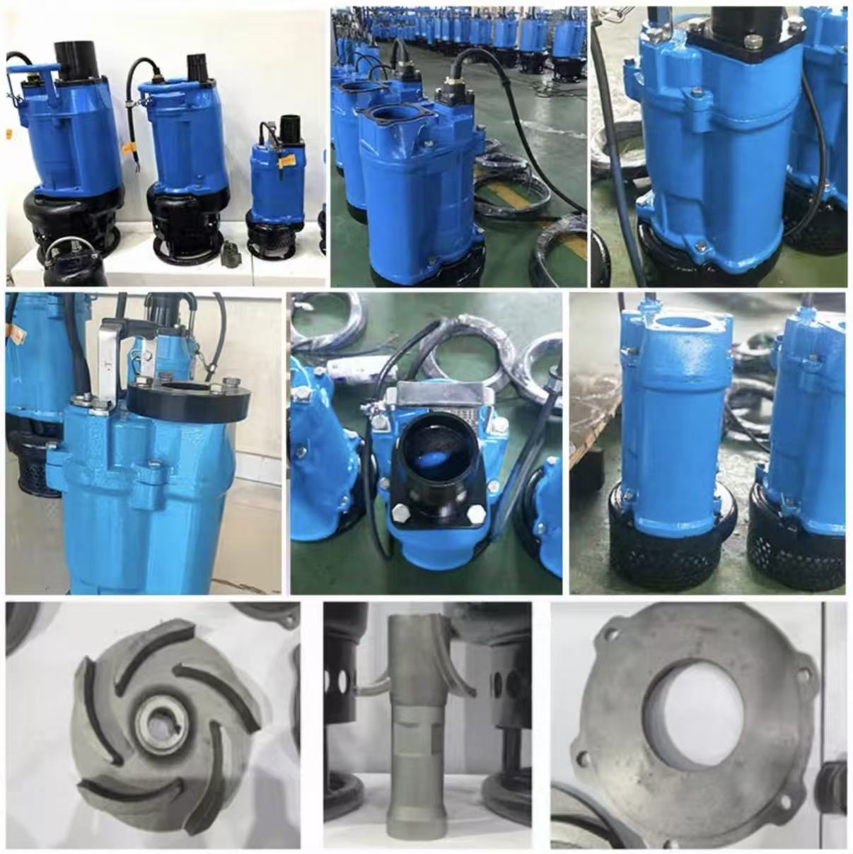 lodo sumergible de las aguas residuales de la bomba del drenaje de 2hp KBZ adaptable