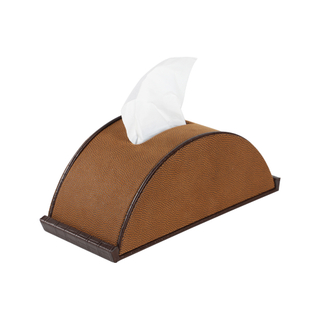PU Leather Tissue Box Holder - Decorative Holder/Organizer for Bathroom Vanity Countertop, Night Stands, Office Desk & Car
