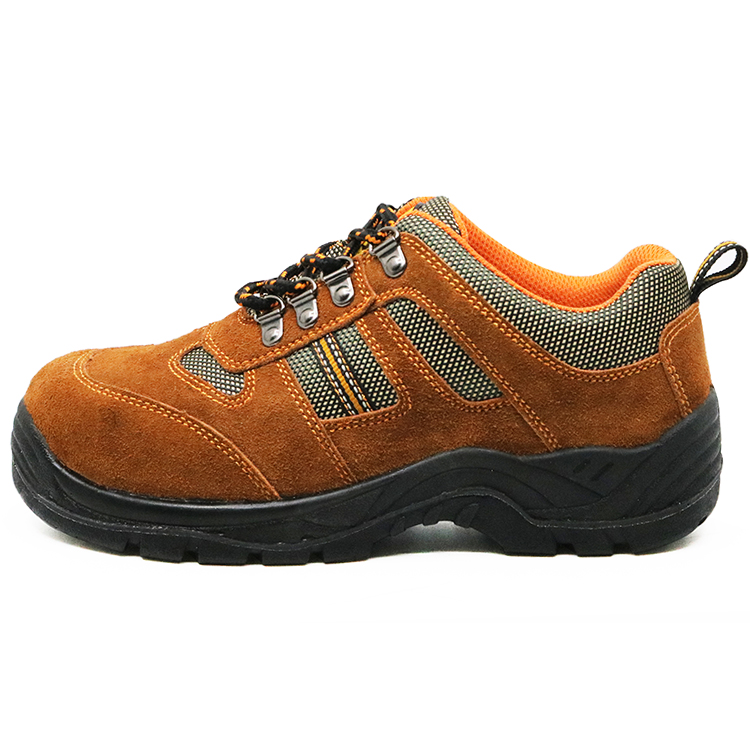 SD5003 oil resistant suede leather cheap safety work shoes