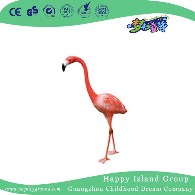 Mittlere Tierskulptur-Flamingo-Ausrüstung im Freien (HHK-12901)