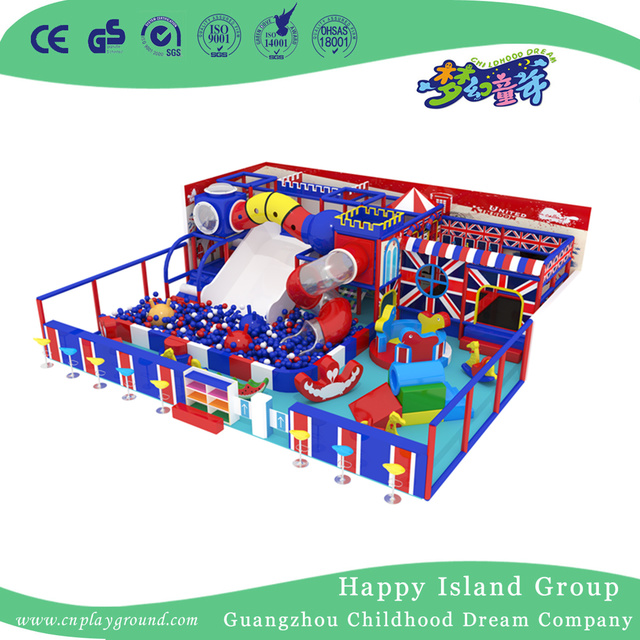 Lustiger halb offener kleiner Indoor-Spielplatz im amerikanischen Stil für Kinder (TQ-200410)