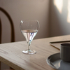 New Design Drop-Shaped Transparent Goblet Wine Glass