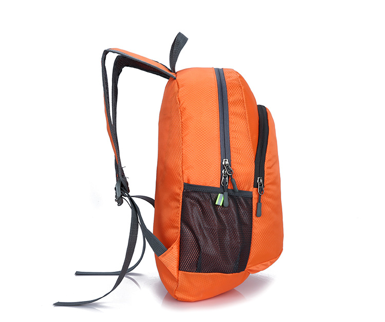 Folder Ripstop Polyester Backpack Bag Polyester Lightweight Folding Backpack