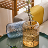 Recycle Glass Vase Clear Glass Flower Bottle for Table Decoration