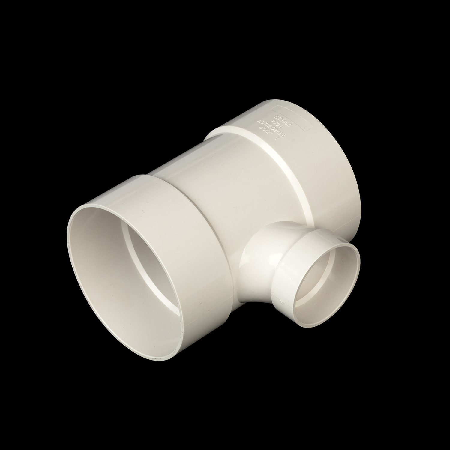 Fábrica al por mayor de alta calidad PVC tubo de plomería accesorios Fabricantes PLÁSTICO PVC Agua Reducción de camiseta