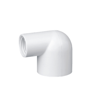 Sam-uk Fábrica al por mayor de plástico de alta calidad pvc tubería accesorios de plomería fabricantes PVC 90 grados codo hembra reductor