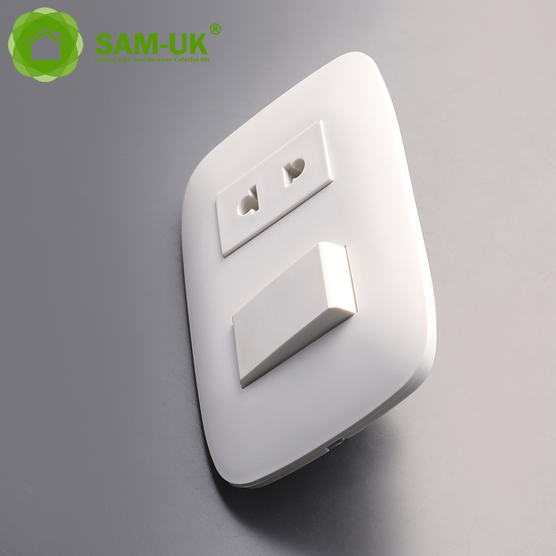 RS485黄铜优雅的现代LED灯壁套筒开关按钮2 GANG 2 Way Eleptrical Eu Sandard