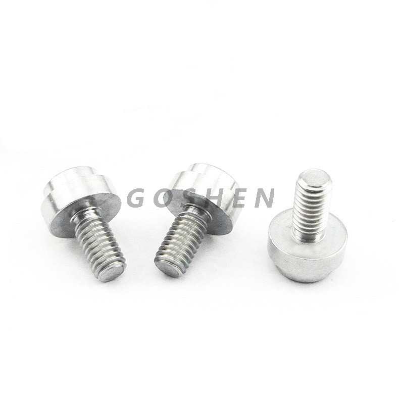 Tornillos mecánicos de acero inoxidable 304 6 * 12 de cabeza cilíndrica con dos tornillos
