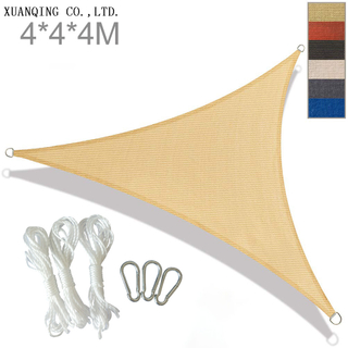 XUANQING-Triangle HDPE Sun Shade Sail for Backyard,garden,swimming Pool