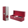 Wine Box Manufacturer PU leather luxury 2016 new design wine box