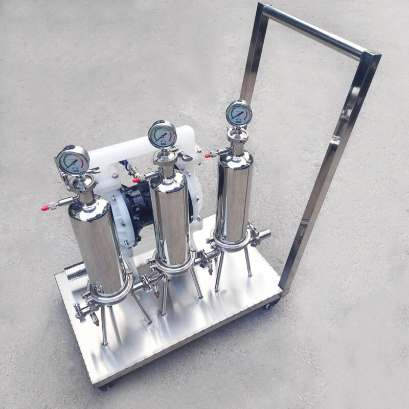 Sistema m&oacute;vil de filtraci&oacute;n de l&iacute;quidos