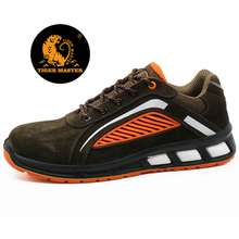 oil slip resistant fiberglass toe kevlar fashionable sport safety shoes