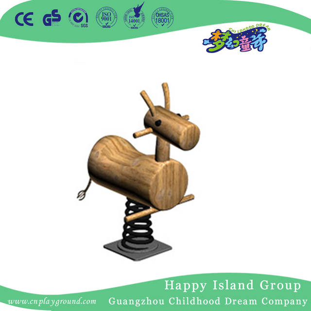 木制可爱儿童动物摇椅 (HHK-12701)
