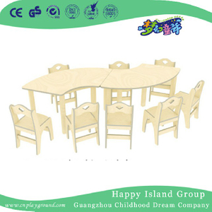 幼儿园多层板组合弧形桌(HJ-4507)