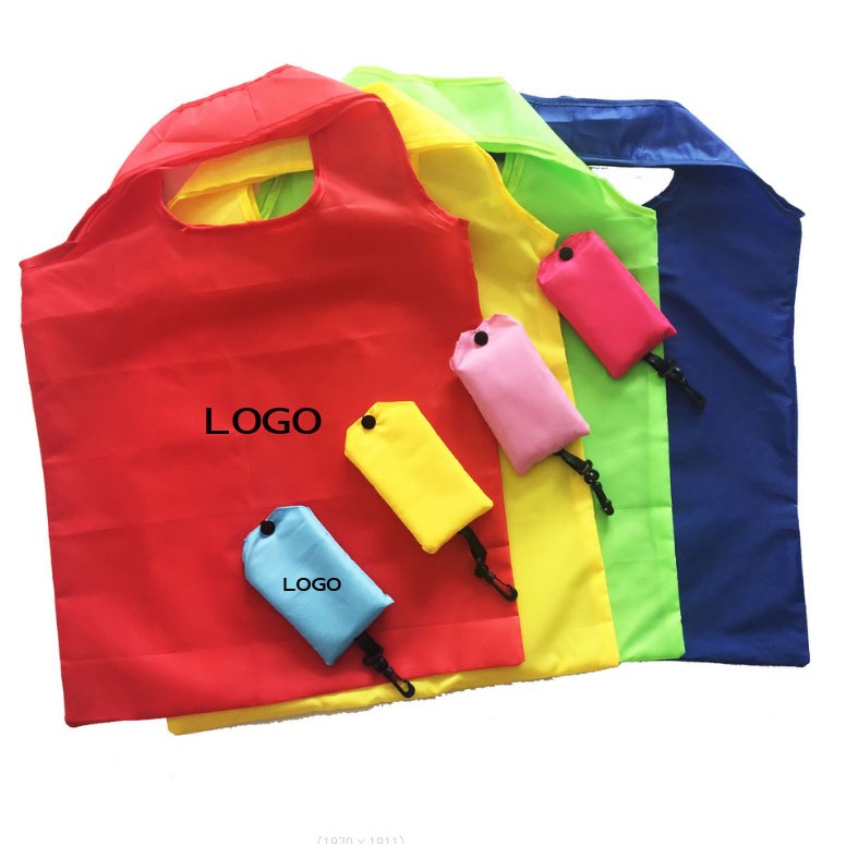 Eco Friendly Foldable Shopping Bag Reusable Folding up Grocery Shopping Tote Bags