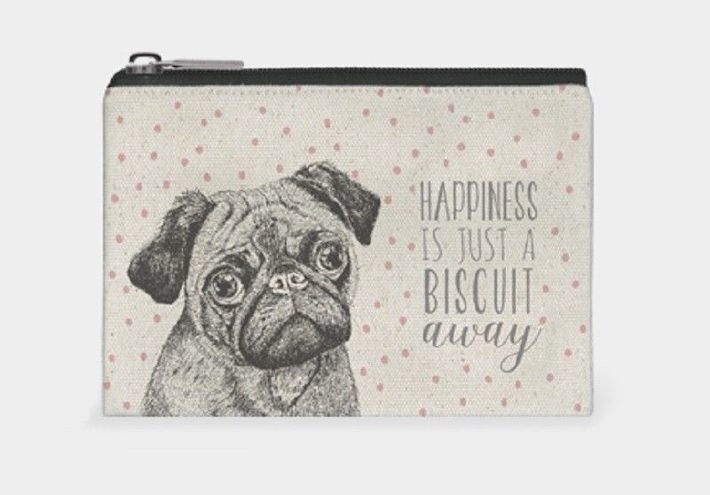 Cotton Canvas Coin Purse Wallet Pouch