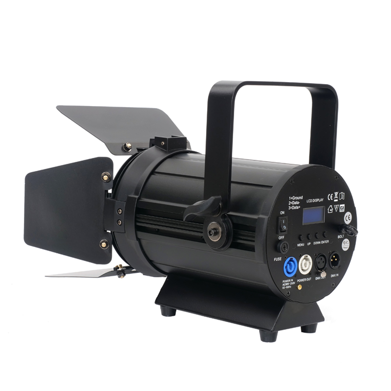 TH-350 Proyector LED Fresnel suave con blanco cálido de 100W para escenario