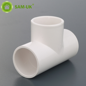 sam-uk 工厂批发高品质塑料 pvc 管道水暖配件制造商附表 40 pvc 三通管配件