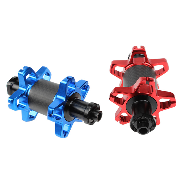 The new multicolor quick order aluminum alloy straight pull FT-028FCB 12H J-bend bicycle hub light BMX hub