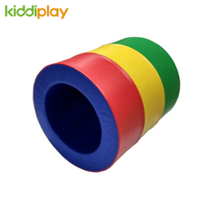 亲子园幼儿园早教感统训练器材软体彩色滚筒软体彩虹桶儿童训练桶