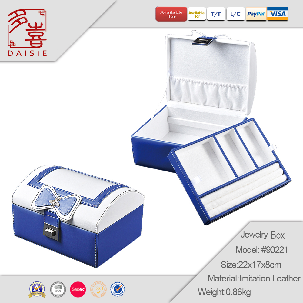 Custom Travel Pu Leather Woman Fashion Makeup Packaging Portable Jewelry Vanity Box