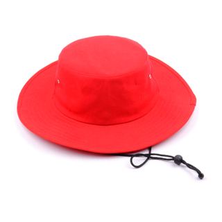 cotton wide brim bucket hat 