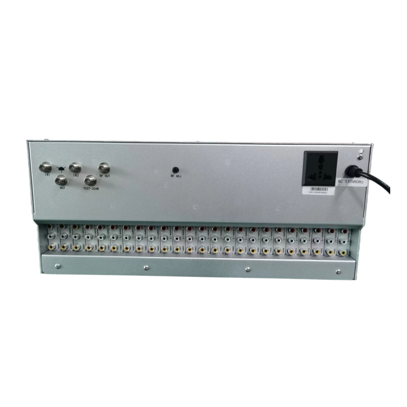 SDM24 24 in 1 SD AV to RF fixed frequency analog modulator 