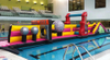 Inflatable Aqua Run Water Obstacle Game For Kids
