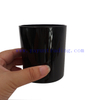 Wholesale Empty 300ml 10oz Shiny Black Glass Candle Jar