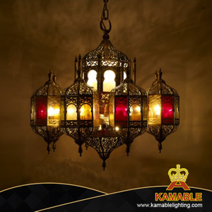 Латунная люстра в арабском стиле (KA009)